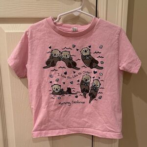 Pink Otter Kids Tee